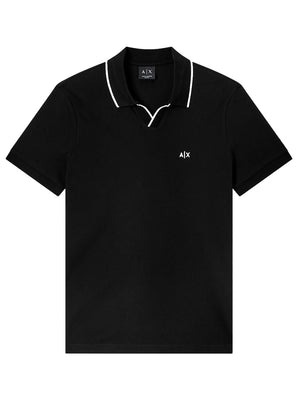 A|X Armani Exchange Polo Manica Corta Uomo Mod. XM002401 AF10366 UC001 Nero