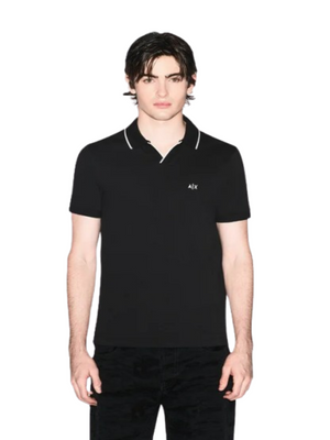 A|X Armani Exchange Polo Manica Corta Uomo Mod. XM002401 AF10366 UC001 Nero
