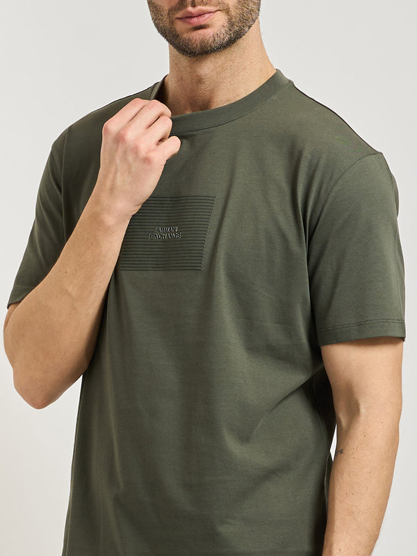 A|X Armani Exchange T-shirt Uomo Mod. XM002456 AF10356 U8144 Verde