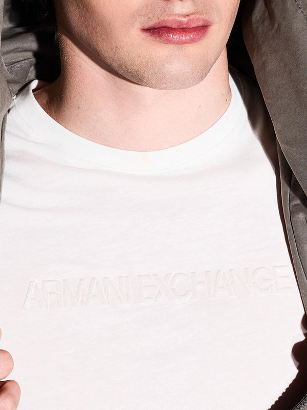 A|X Armani Exchange T-shirt Uomo Mod. XM002467 AF10356 U0009 Bianco