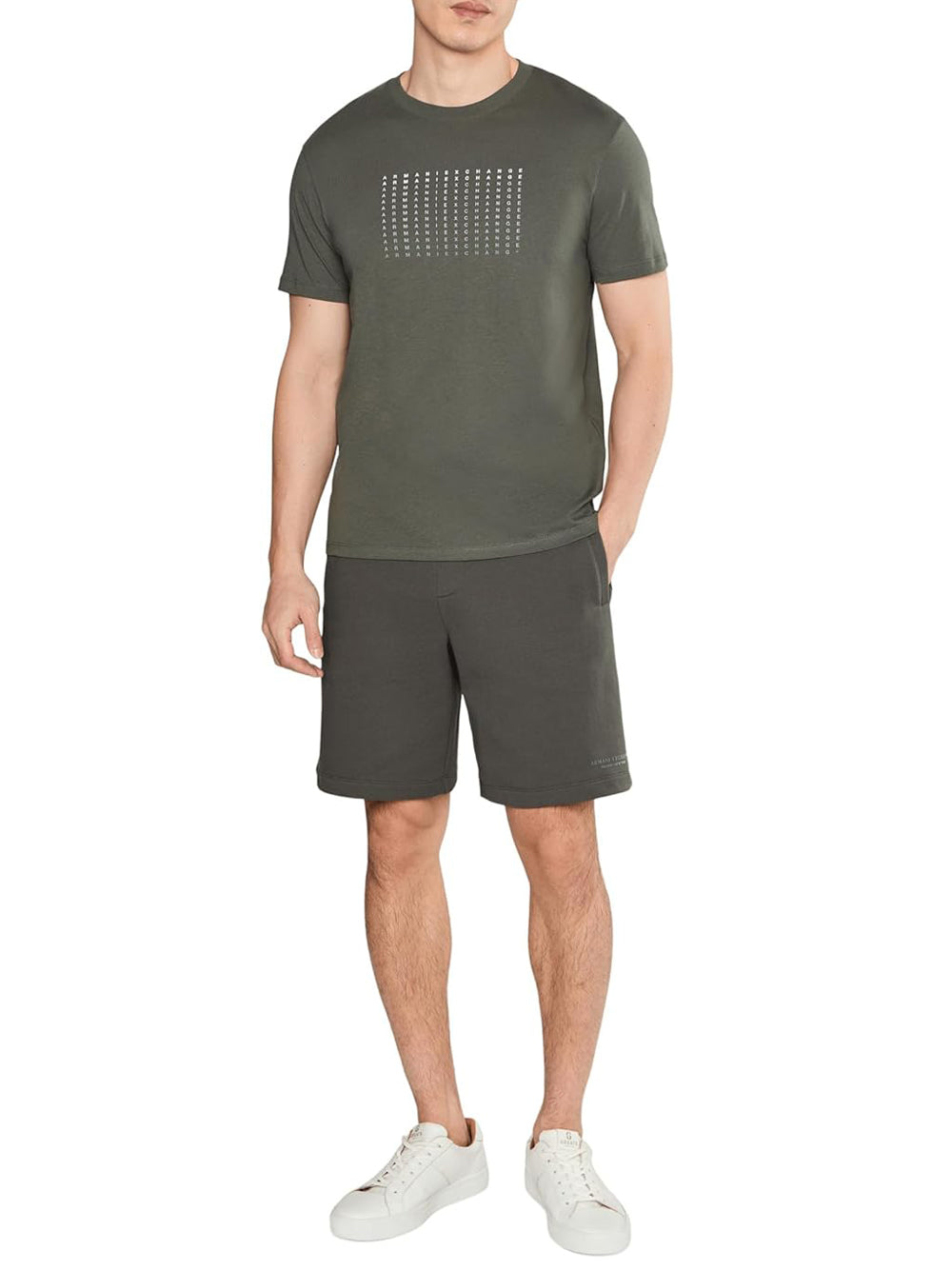 A|X Armani Exchange T-shirt Uomo Mod. XM002519 AF10334 U8144 Verde