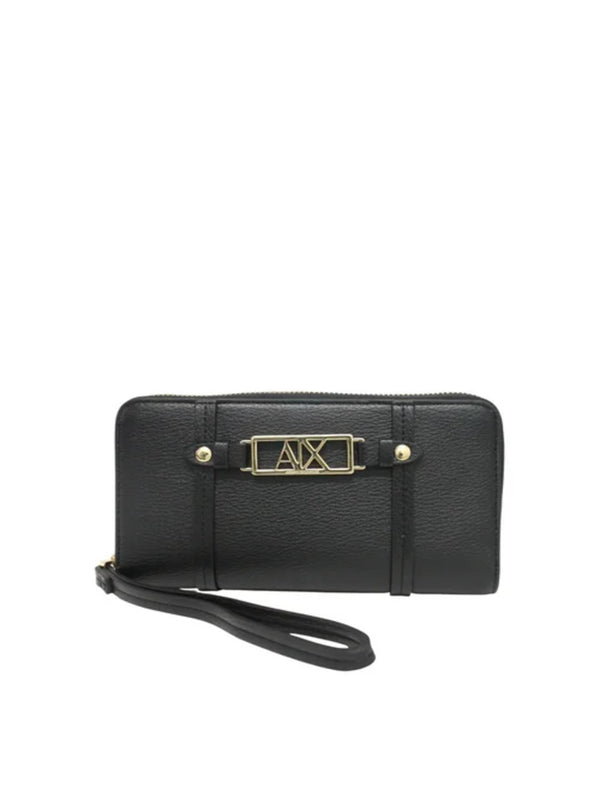 A|X Armani Exchange Portafoglio Donna Mod. XW000361 AF15632 UC010 Nero
