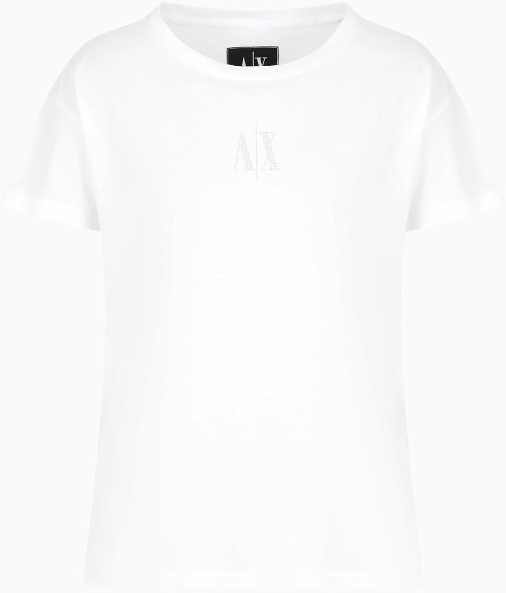 A|X Armani Exchange T-shirt Donna Mod. XW000830 AF10356 U0002 Bianco