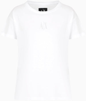 A|X Armani Exchange T-shirt Donna Mod. XW000830 AF10356 U0002 Bianco