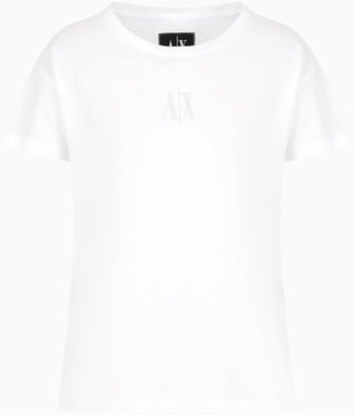 A|X Armani Exchange T-shirt Donna Mod. XW000830 AF10356 U0002 Bianco