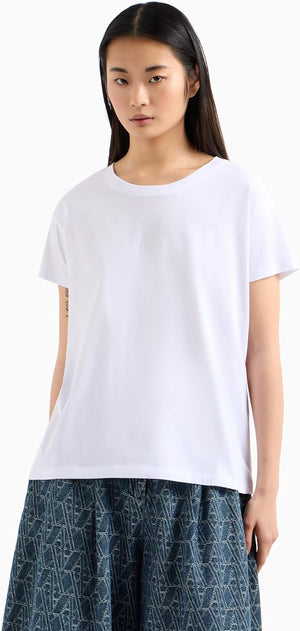 A|X Armani Exchange T-shirt Donna Mod. XW000830 AF10356 U0002 Bianco
