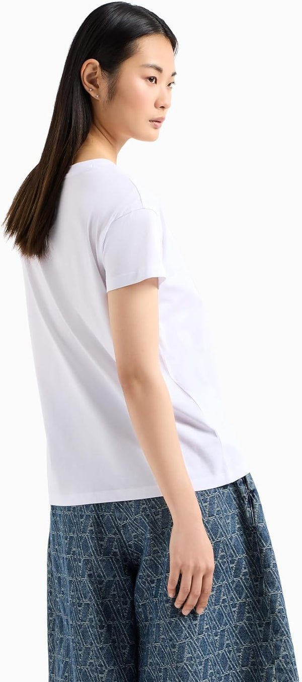 A|X Armani Exchange T-shirt Donna Mod. XW000830 AF10356 U0002 Bianco