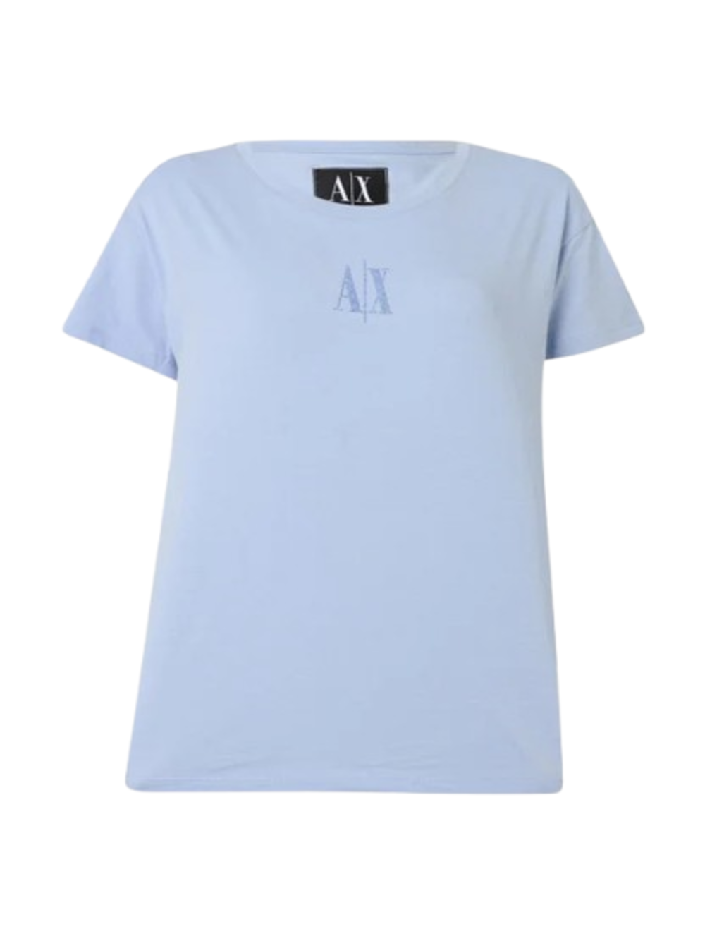 A|X Armani Exchange T-shirt Donna Mod. XW000830 AF10356 U3393 Celeste