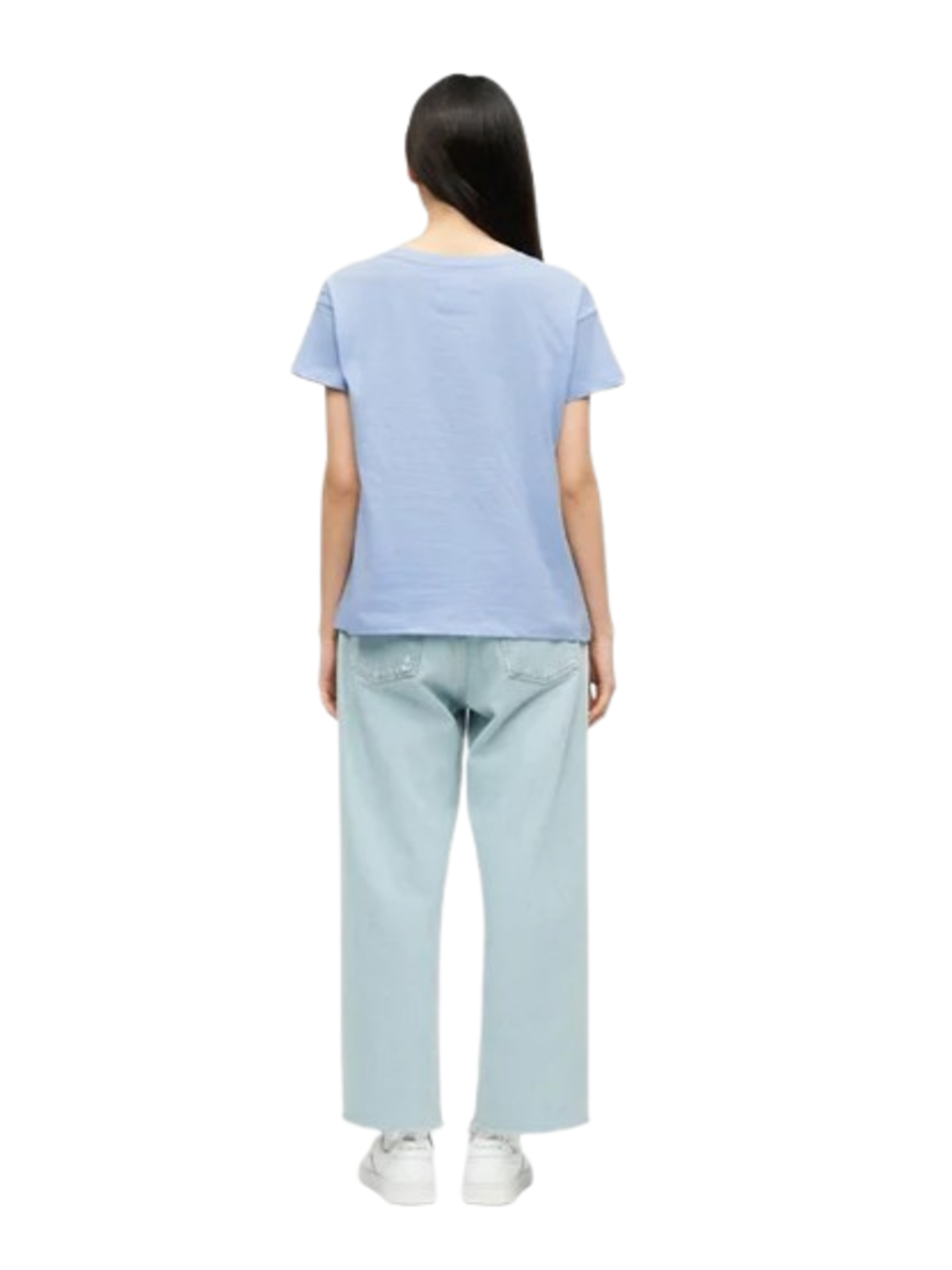 A|X Armani Exchange T-shirt Donna Mod. XW000830 AF10356 U3393 Celeste