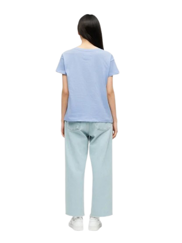 A|X Armani Exchange T-shirt Donna Mod. XW000830 AF10356 U3393 Celeste