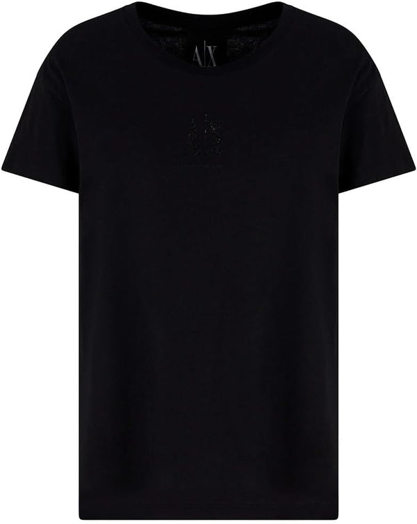 A|X Armani Exchange T-shirt Donna Mod. XW000830 AF10356 UC001 Nero