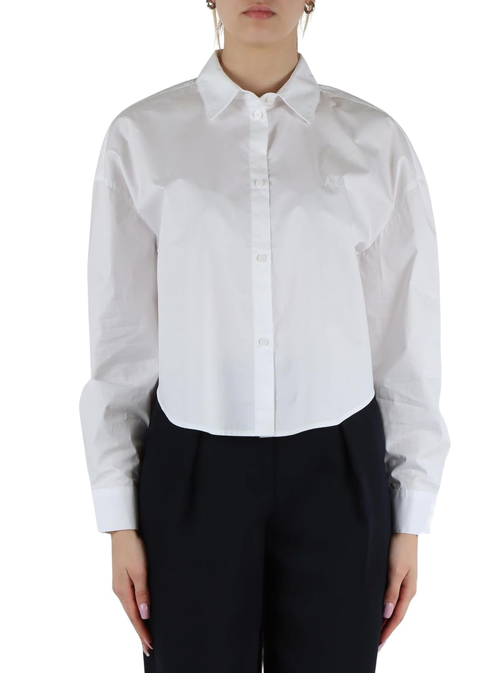 A|X Armani Exchange Camicia m/l Donna Mod. XW001180 AF12812 U0002 Bianco