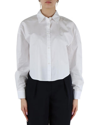 A|X Armani Exchange Camicia m/l Donna Mod. XW001180 AF12812 U0002 Bianco