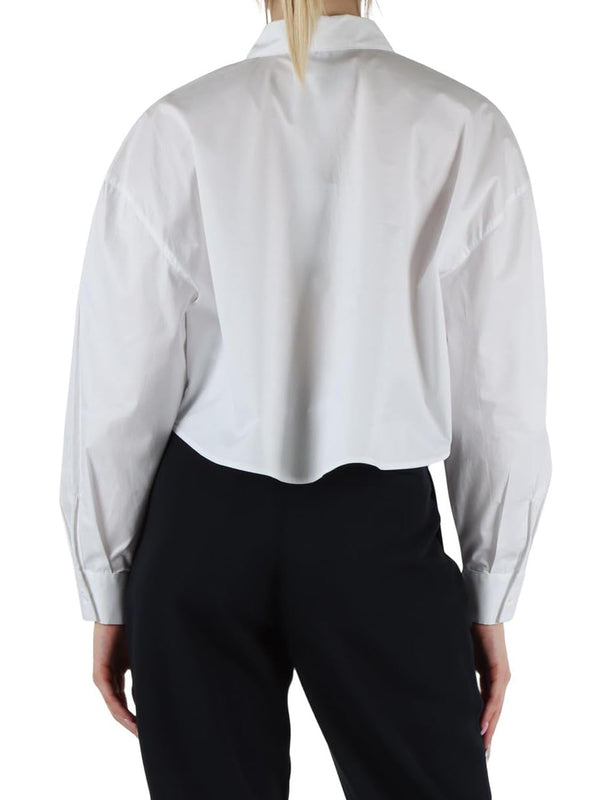 A|X Armani Exchange Camicia m/l Donna Mod. XW001180 AF12812 U0002 Bianco