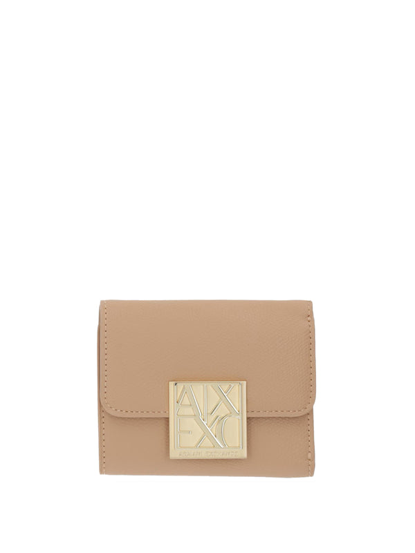 A|X Armani Exchange Portafoglio Donna Mod. XW001595 AF19895 U6149 Sand