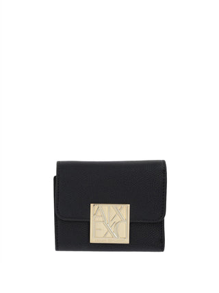 A|X Armani Exchange Portafoglio Donna Mod. XW001595 AF19895 UC001 Nero