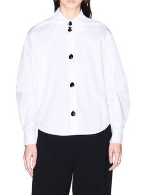 A|X Armani Exchange Camicia Manica Lunga Donna Mod. XW002008 AF18862 U0002 Bianco