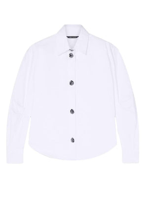 A|X Armani Exchange Camicia Manica Lunga Donna Mod. XW002008 AF18862 U0002 Bianco