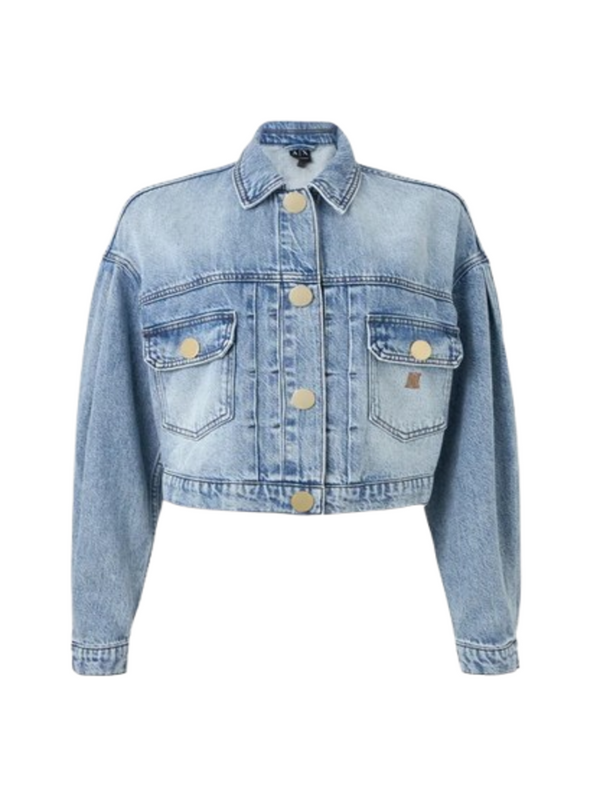 A|X Armani Exchange Giubbino Donna Mod. XW002260 AF21338 MB001 Denim