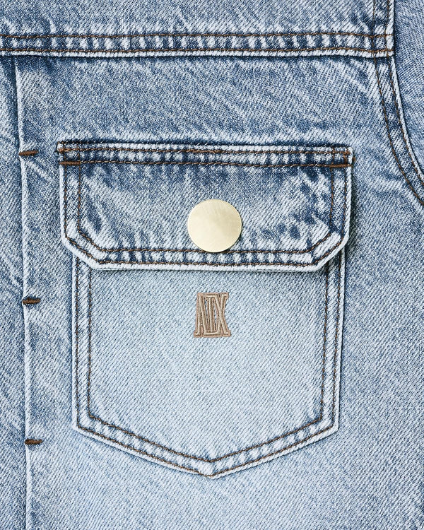 A|X Armani Exchange Giubbino Donna Mod. XW002260 AF21338 MB001 Denim