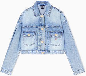 A|X Armani Exchange Giubbino Donna Mod. XW002260 AF21338 MB001 Denim