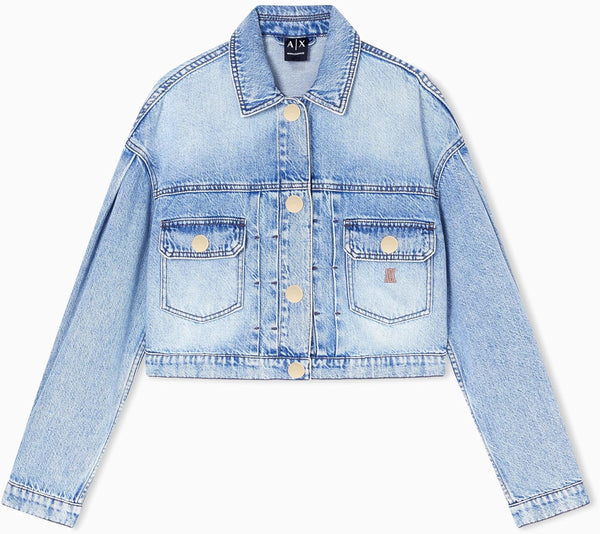 A|X Armani Exchange Giubbino Donna Mod. XW002260 AF21338 MB001 Denim