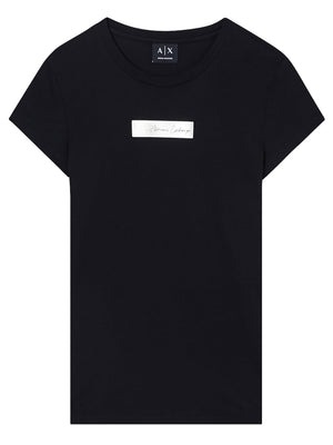 A|X Armani Exchange T-shirt Donna Mod. XW002327 AF10358 UC001 Nero