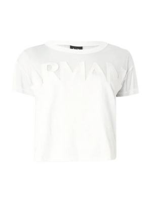 A|X Armani Exchange T-shirt Donna Mod. XW002332 AF10356 U0002 Bianco