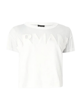A|X Armani Exchange T-shirt Donna Mod. XW002332 AF10356 U0002 Bianco