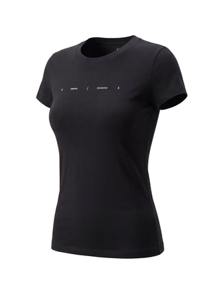 A|X Armani Exchange T-shirt Donna Mod. XW002346 AF10356 UC001 Nero