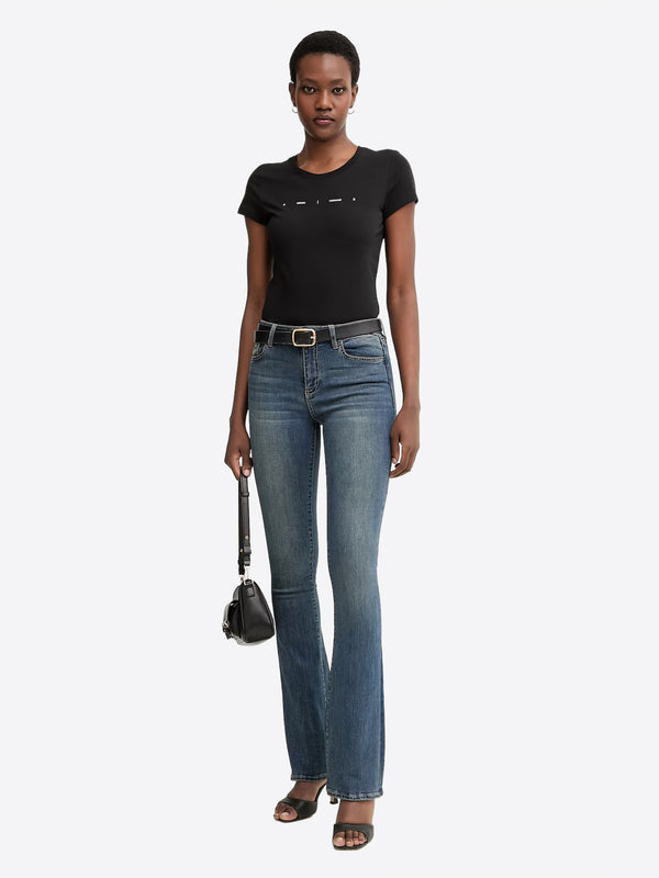A|X Armani Exchange T-shirt Donna Mod. XW002346 AF10356 UC001 Nero