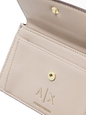 A|X Armani Exchange Portafoglio Donna Mod. XW002606 AF19902 U6223 Sand