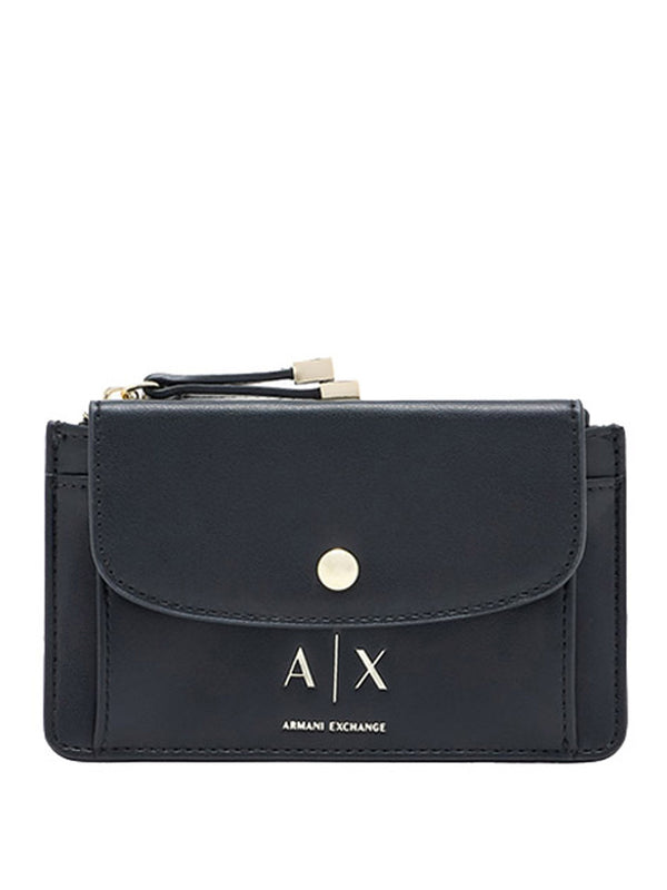A|X Armani Exchange Portafoglio Donna Mod. XW002606 AF19902 UC001 Nero