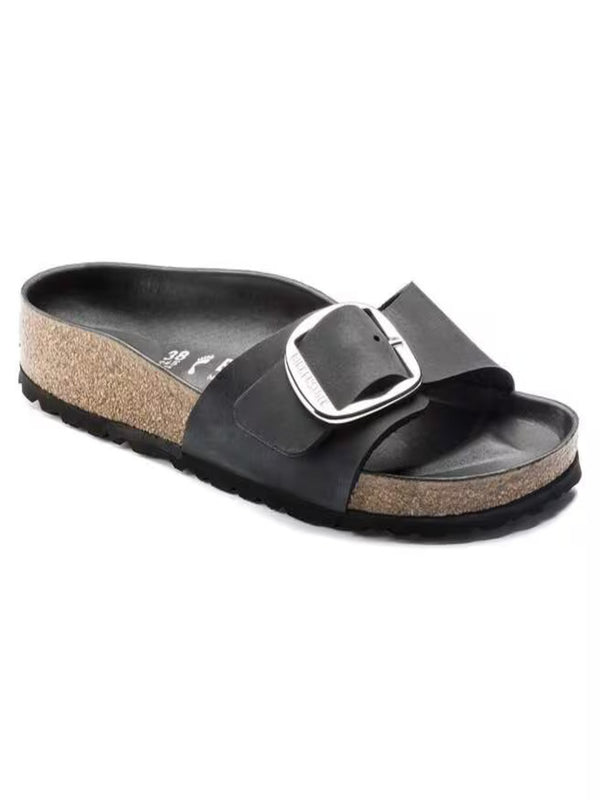Birkenstock Ciabatta UNISEX Mod. 1006523 MADRID BLACK BLACK