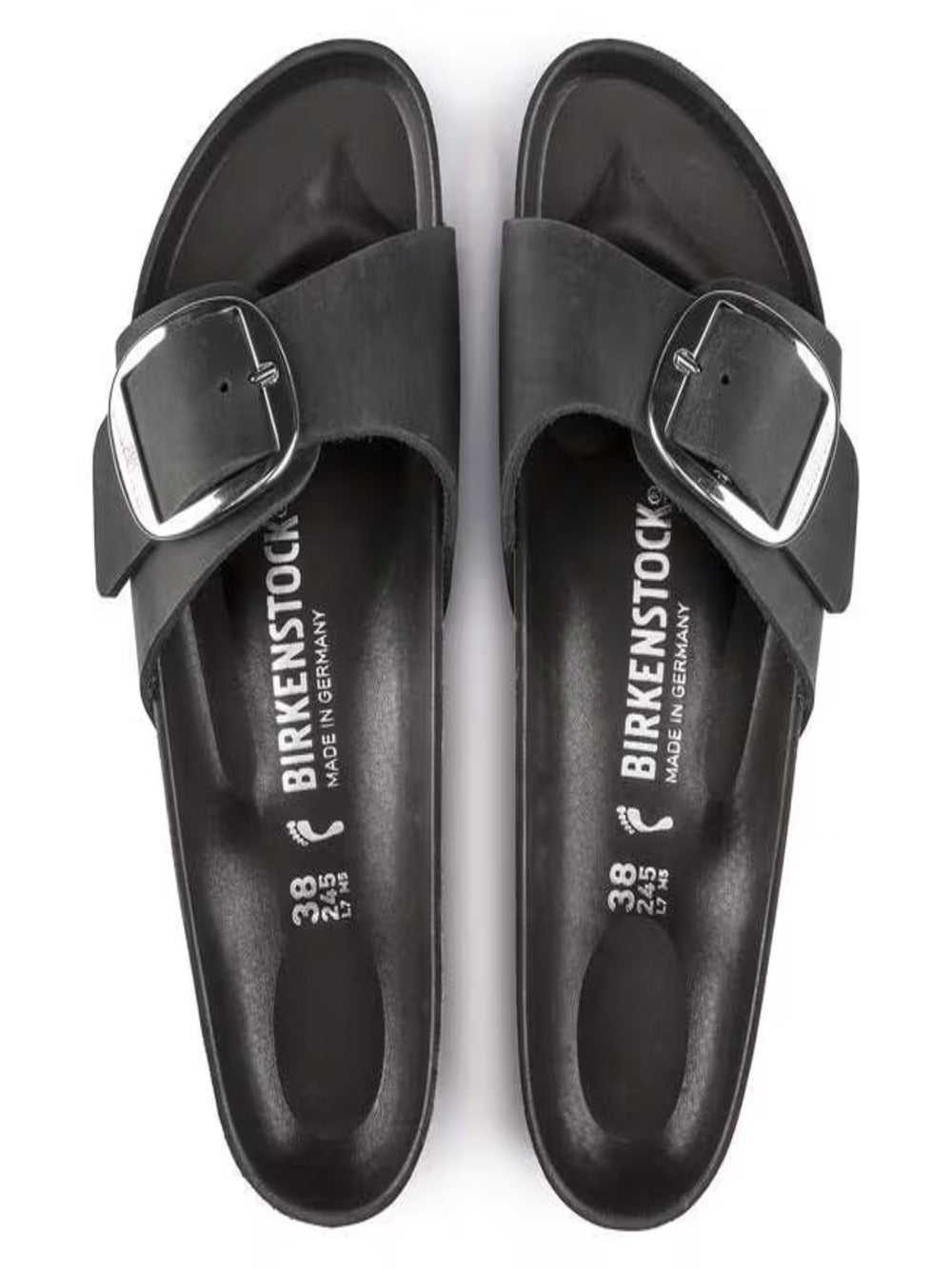 Birkenstock Ciabatta UNISEX Mod. 1006523 MADRID BLACK BLACK