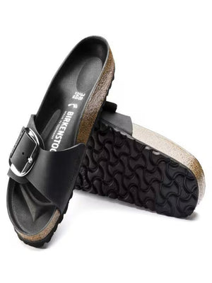 Birkenstock Ciabatta UNISEX Mod. 1006523 MADRID BLACK BLACK