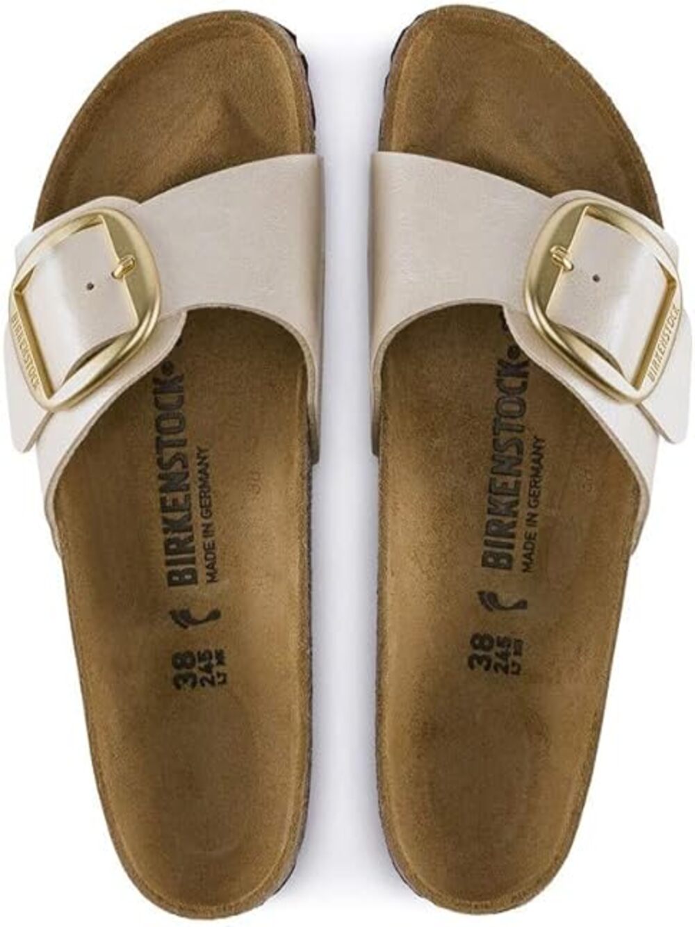 Birkenstock Ciabatta Donna Mod. 1015279 MADRID PERLA Perla