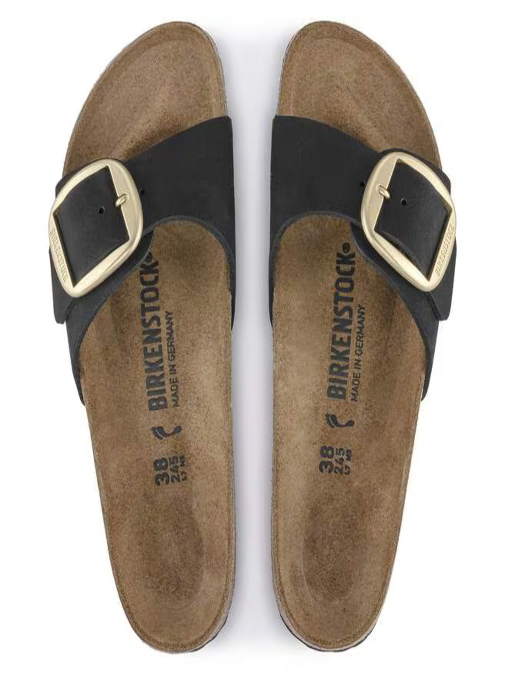 Birkenstock Ciabatta UNISEX Mod. 1023373 MADRID BLACK BLACK