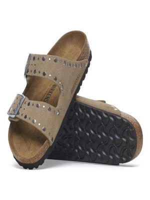 Birkenstock Ciabatta Donna Mod. 1029390 ARIZONA RIVET BEIGE Beige