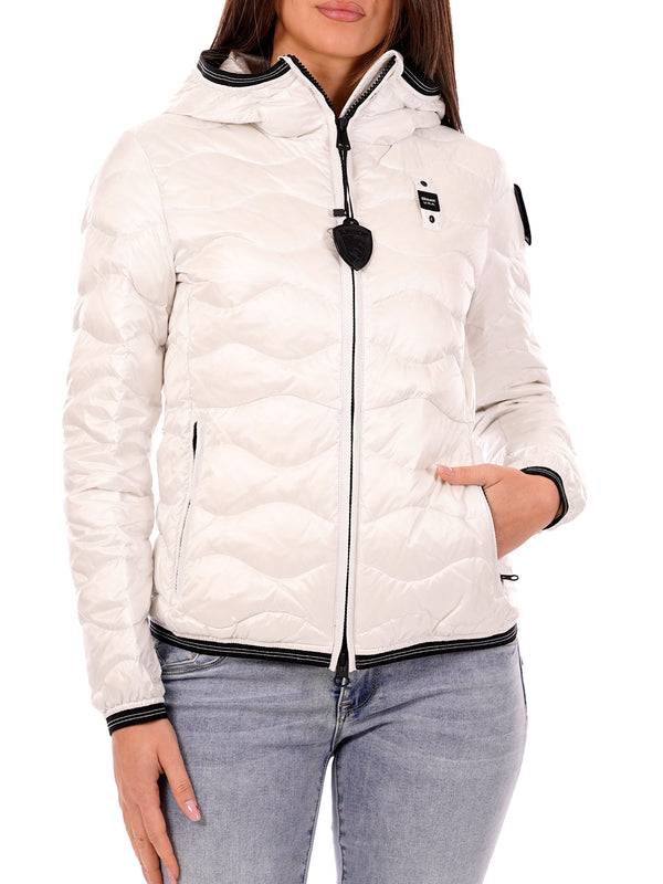 Blauer Giubbotto corto Donna Mod. BLDC03169 7455 102 Bianco