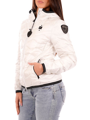 Blauer Giubbotto corto Donna Mod. BLDC03169 7455 102 Bianco