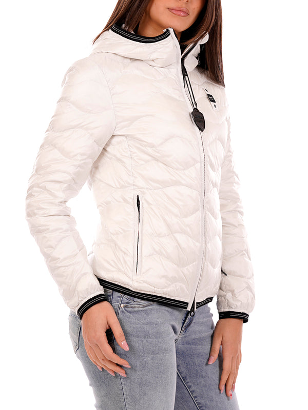 Blauer Giubbotto corto Donna Mod. BLDC03169 7455 102 Bianco