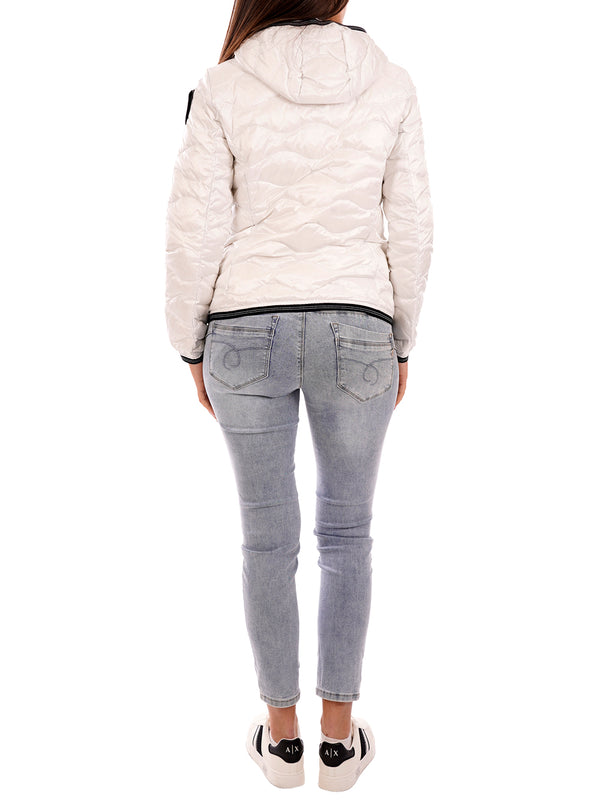 Blauer Giubbotto corto Donna Mod. BLDC03169 7455 102 Bianco