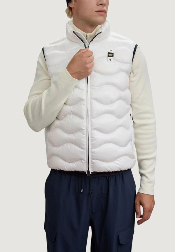 Blauer Smanicato Uomo Mod. BLUX02184 5958 100 Bianco