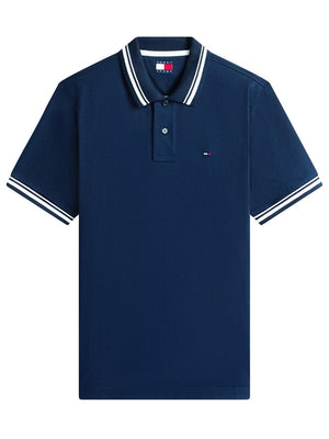 Tommy Jeans Polo Uomo Mod. DM0DM22700 C1G Blu