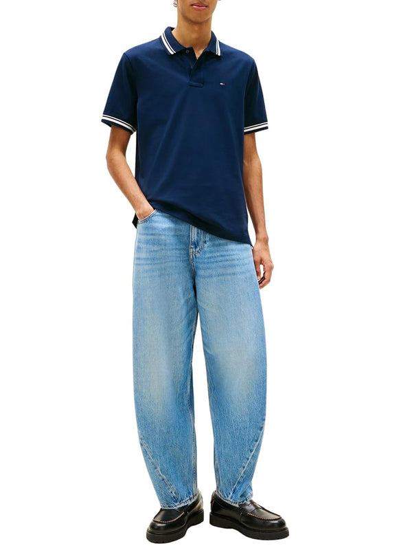 Tommy Jeans Polo Uomo Mod. DM0DM22700 C1G Blu