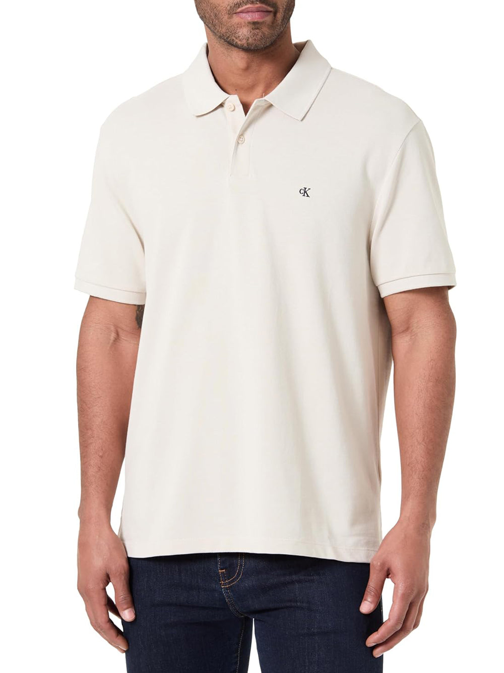 Calvin Klein Jeans Polo Uomo Mod. LV040EM269 2JX SAND