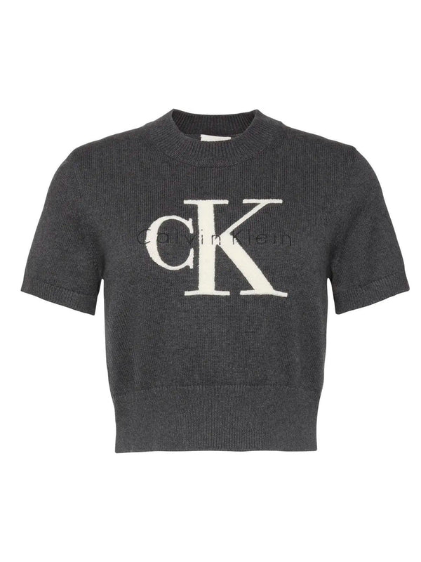 Calvin Klein Jeans Maglia Donna Mod. LV044E306G P7I Grigio