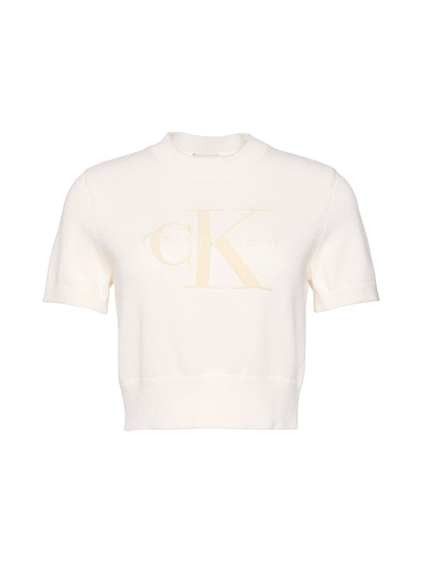 Calvin Klein Jeans Maglia Donna Mod. LV044E306G YBH Panna