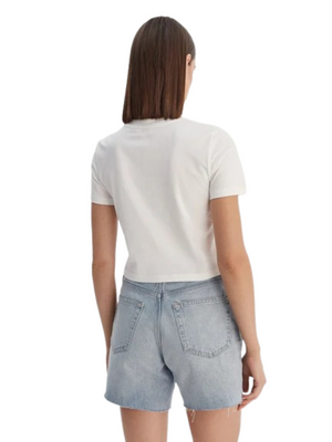 Calvin Klein Jeans T-shirt Donna Mod. LV047AB213 YAF Bianco